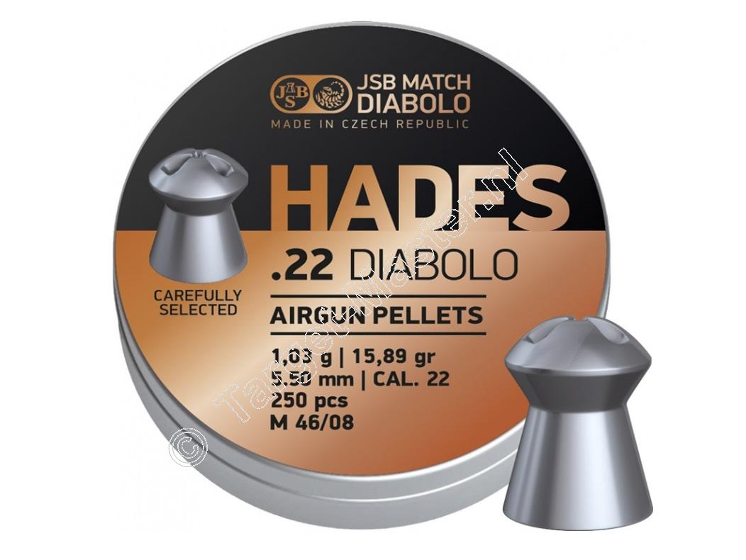 JSB Hades 5.50mm Airgun Pellets tin of 250